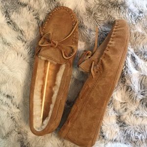 sheep skin softsole moccasins